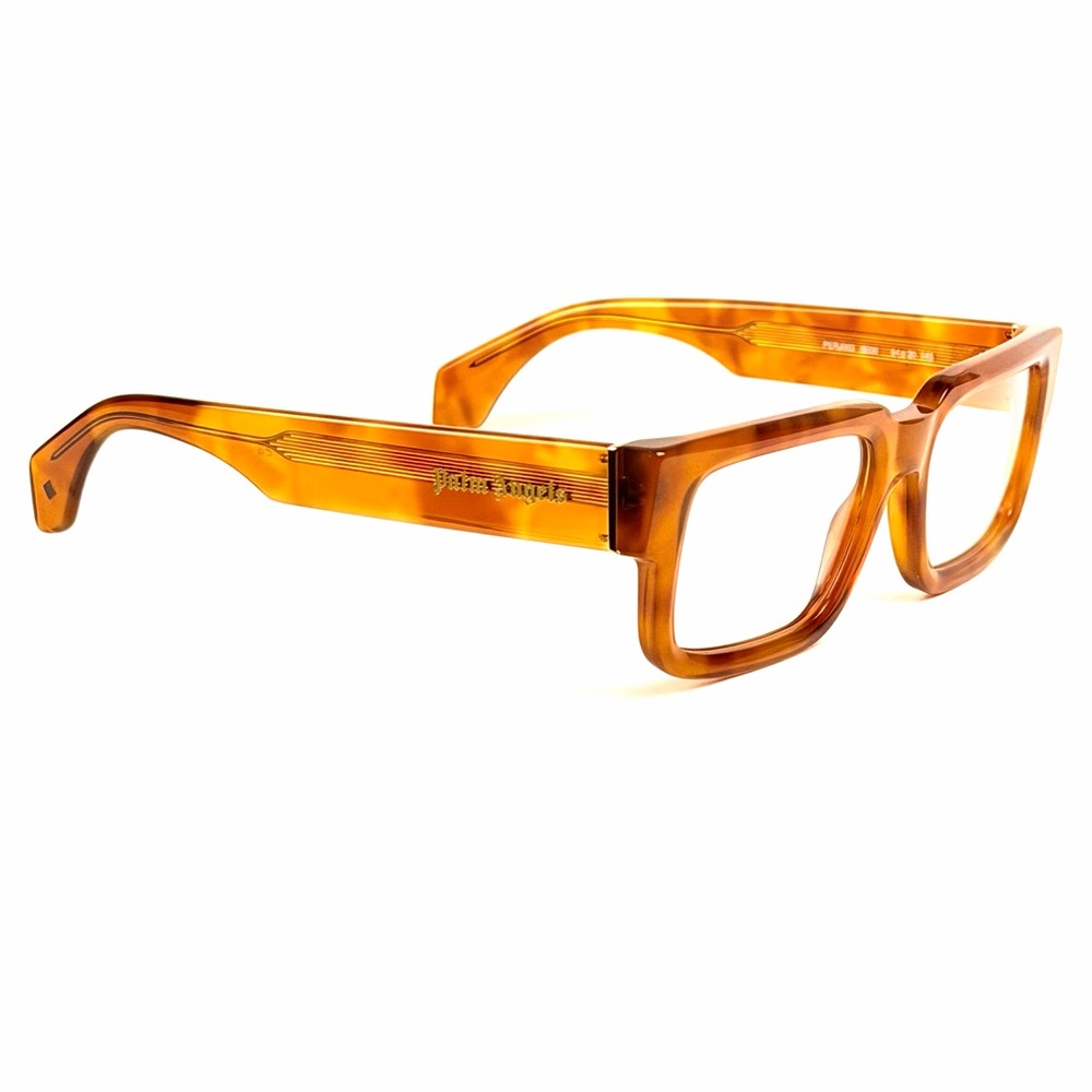 Palm Angels PERJ003 6E00 Warm Havana 54mm Eyeglasses NWT - Picture 3 of 10